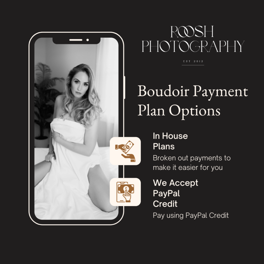 atlanta boudoir photography payment plans